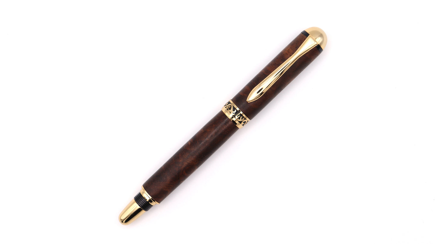 Canyon fountain pen in kelat burl