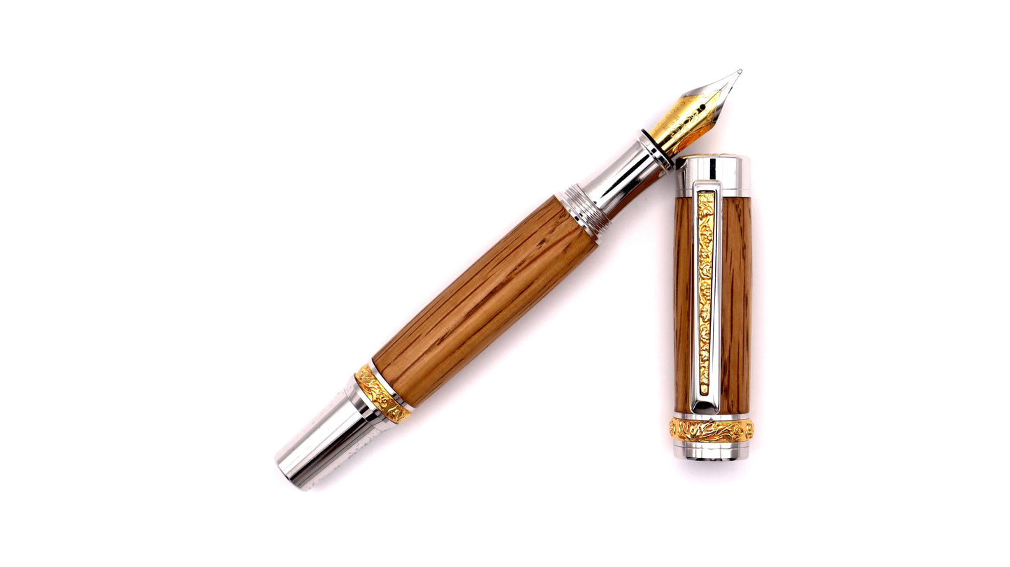 Fountain Pen - Crest - Jack Daniels Oak Barrel