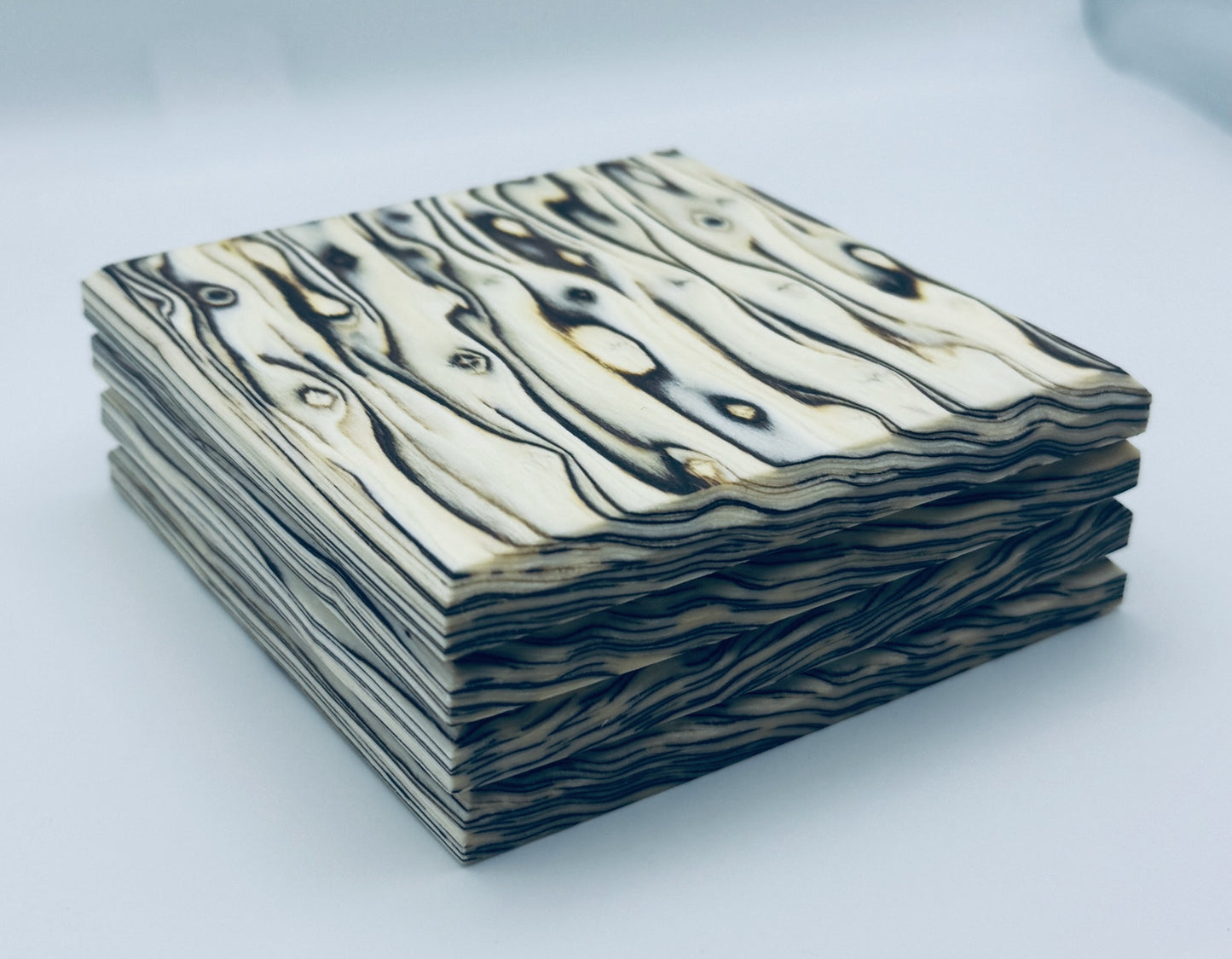 Executive Coasters - Birch Burl