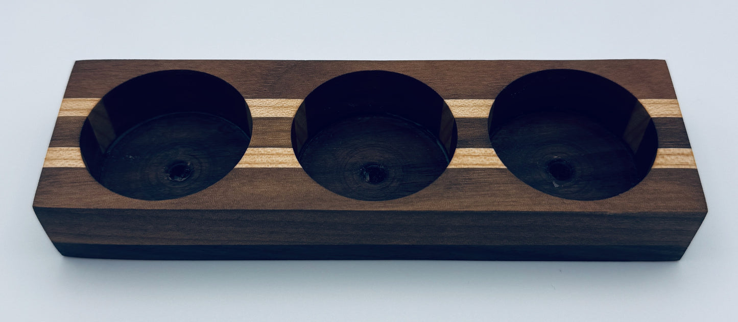 Candle Holders - Walnut and Maple