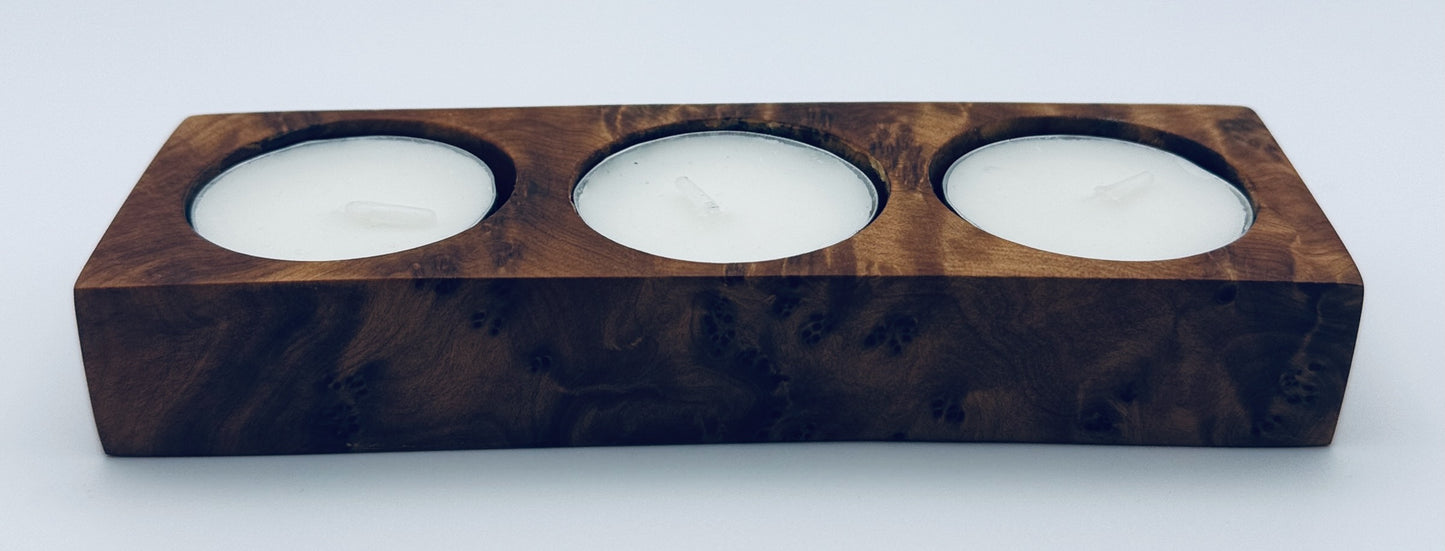 Candle Holder - Thuya Burl