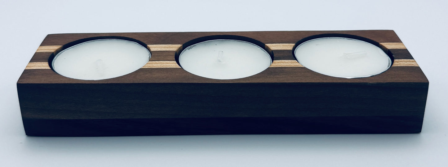Candle Holders - Walnut and Maple