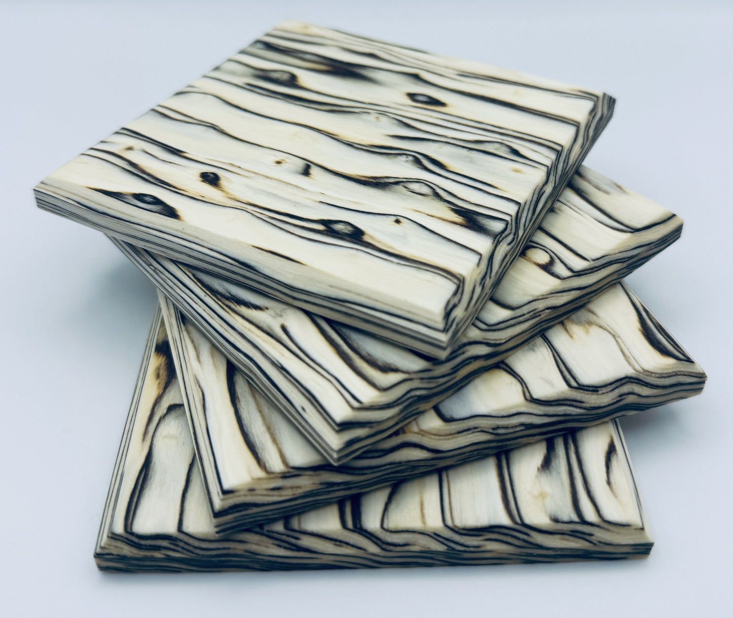 Executive Coasters - Birch Burl