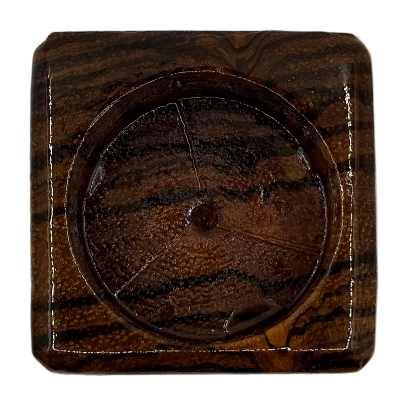 Candle Holder - Zebrano