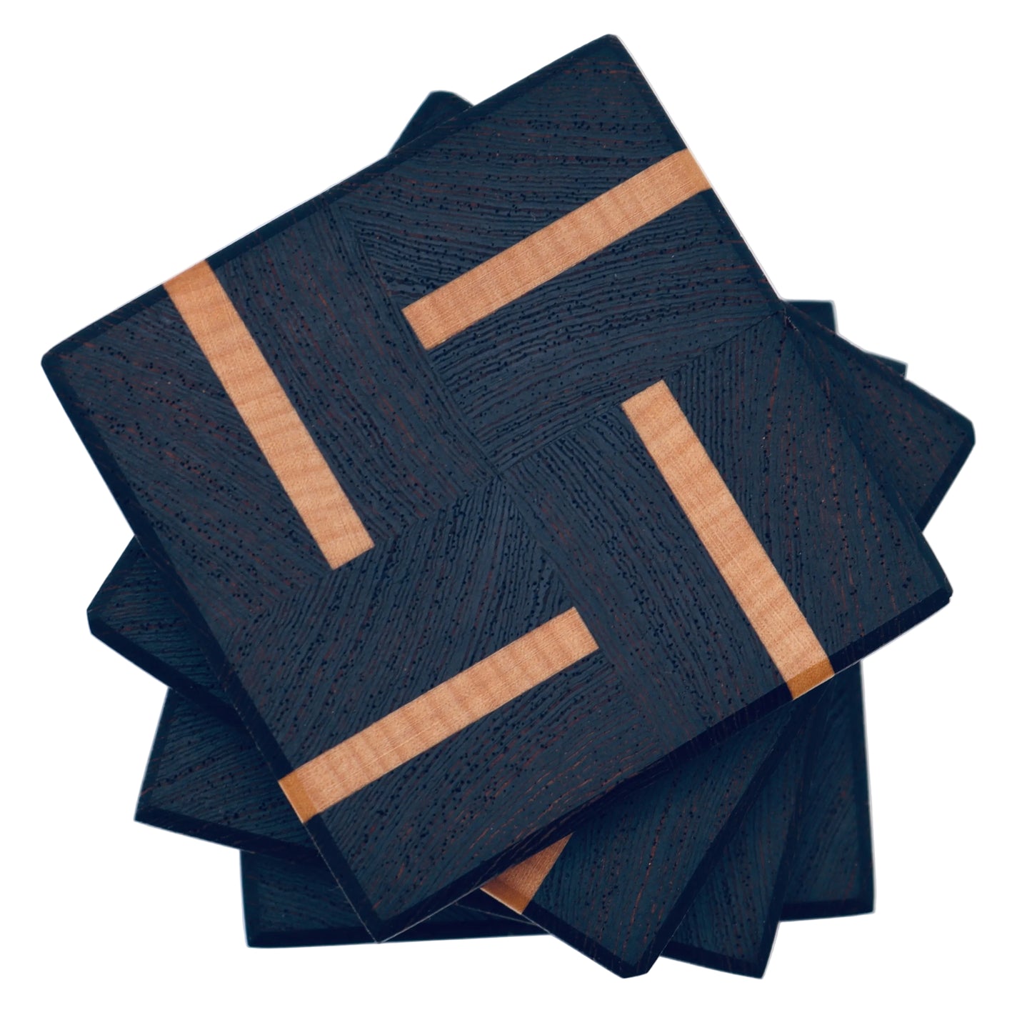 Coasters - Wenge & Maple Endgrain
