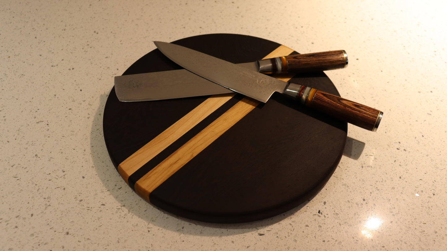 Serving/Cutting Board - Wenge & Maple