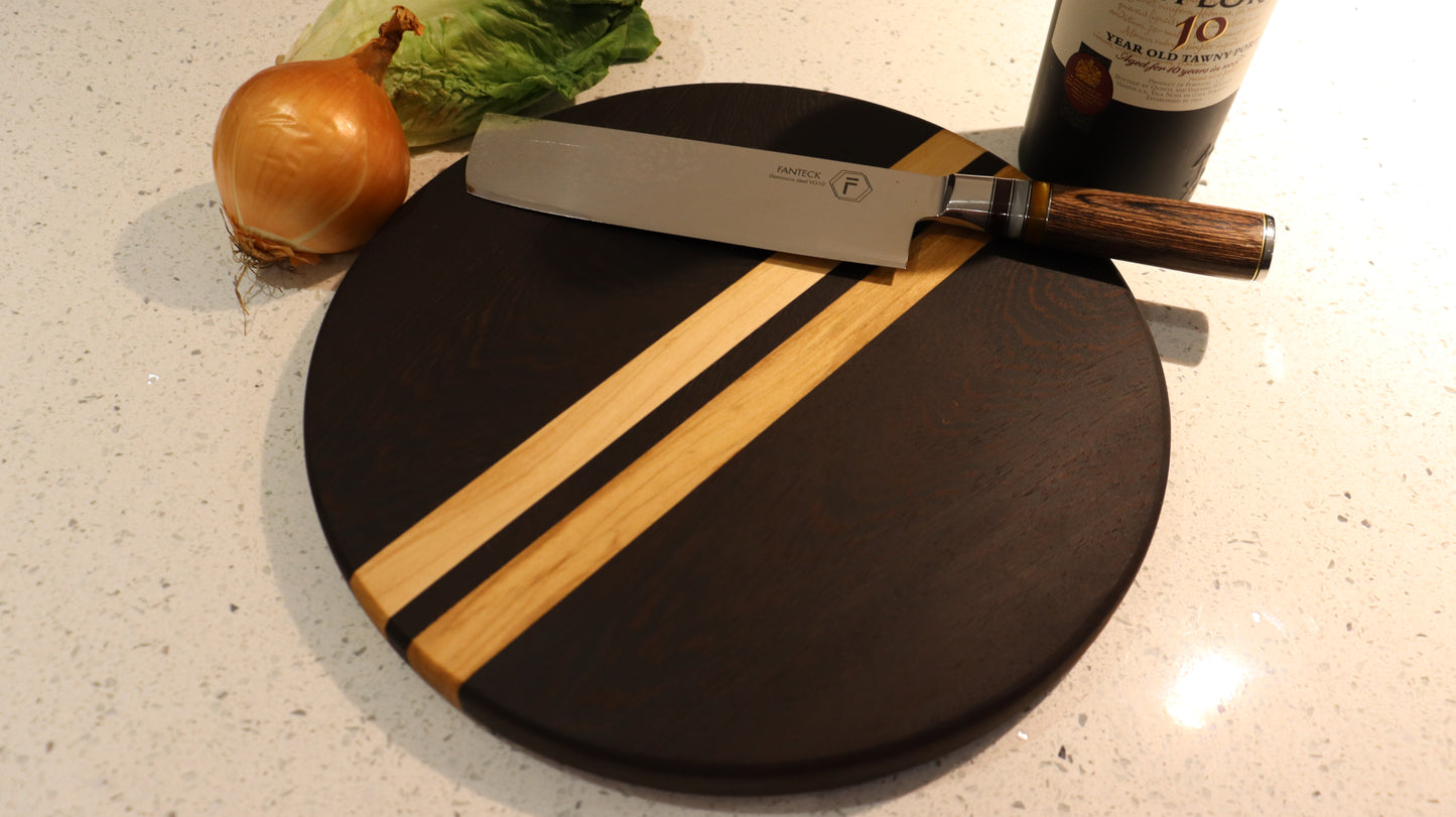 Serving/Cutting Board - Wenge & Maple