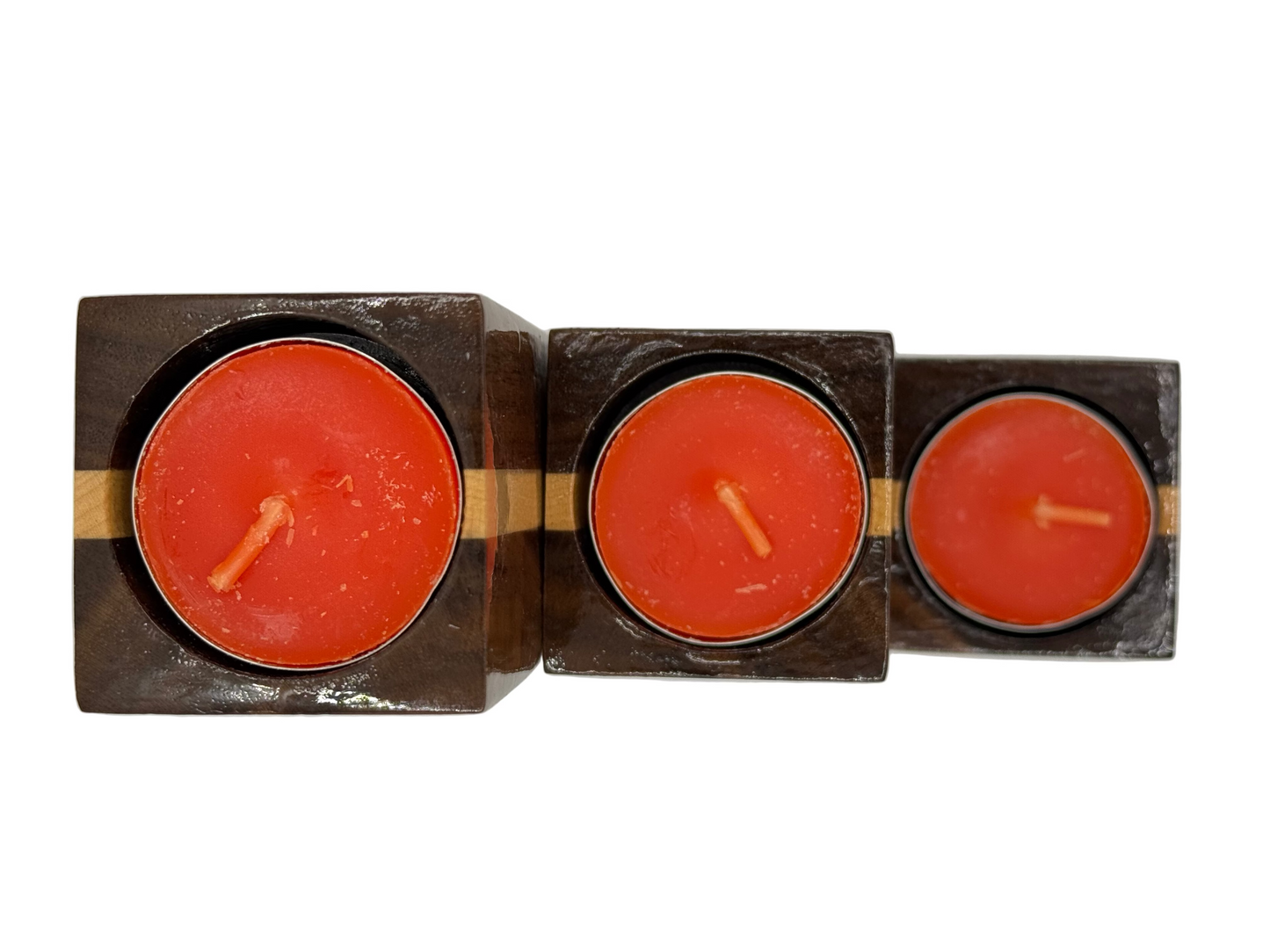 Candle Holders - Walnut and Maple