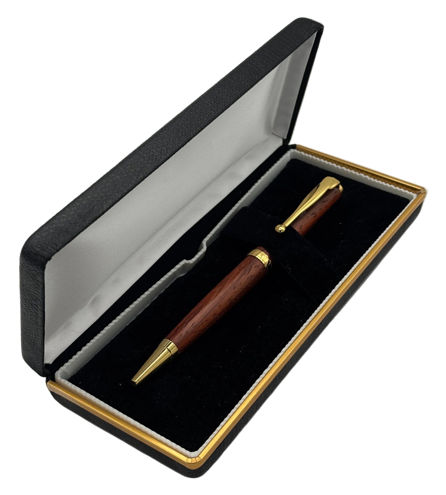 Leatherette Case - Black Single/Double Pen