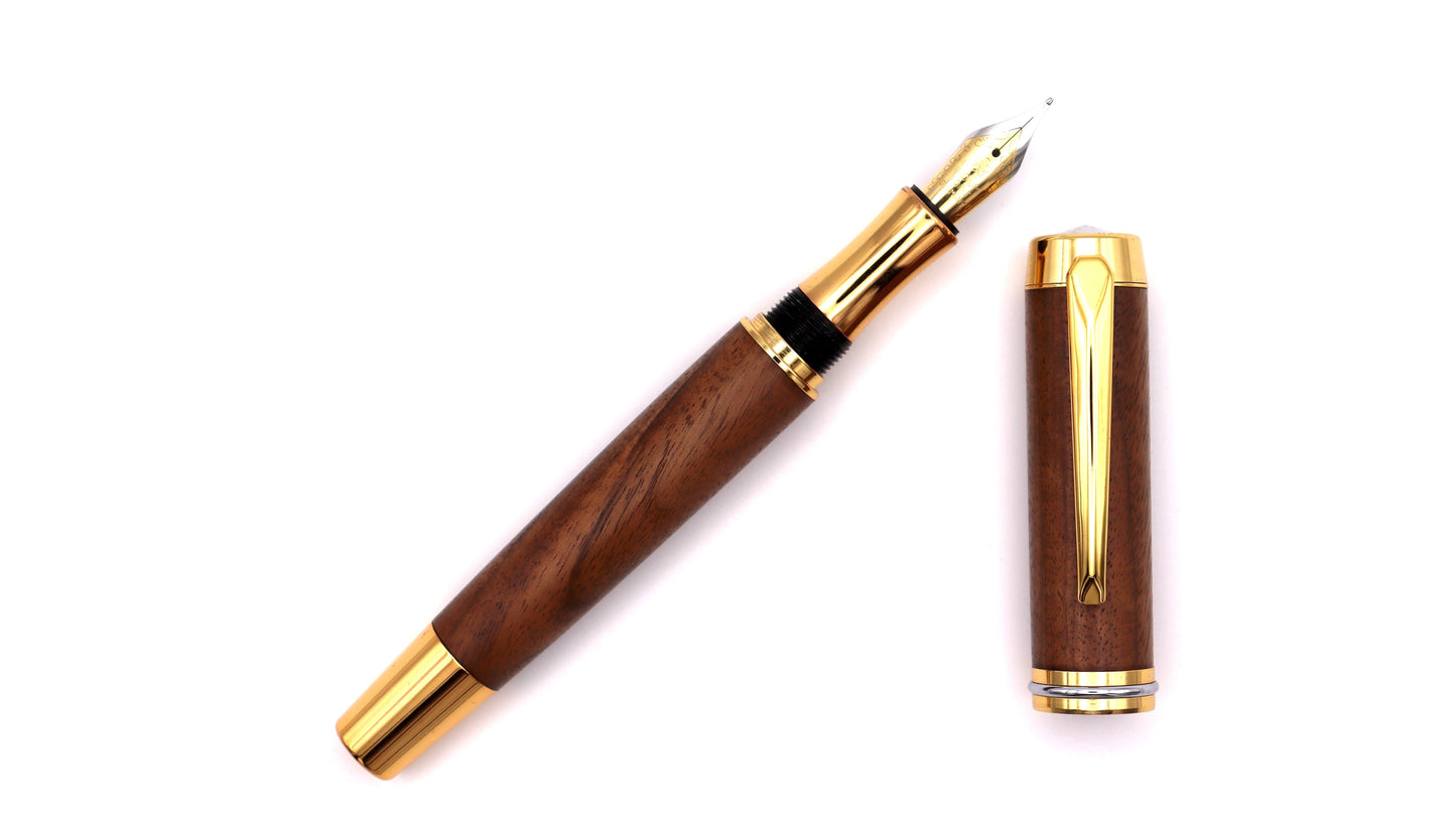 Patriarch Fountain Pen - Turkish Walnut