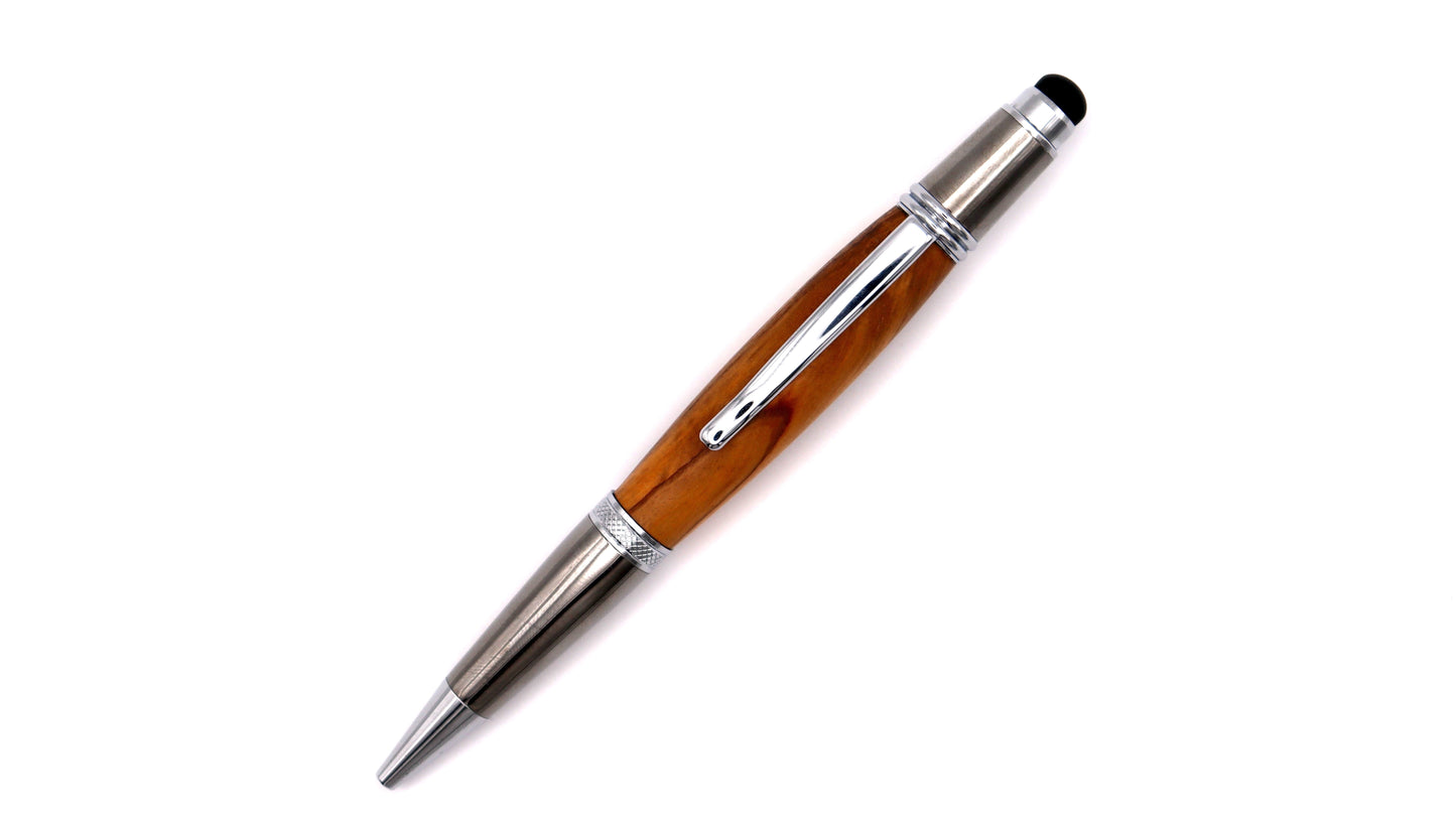Stalwart ballpoint pen in olivewood