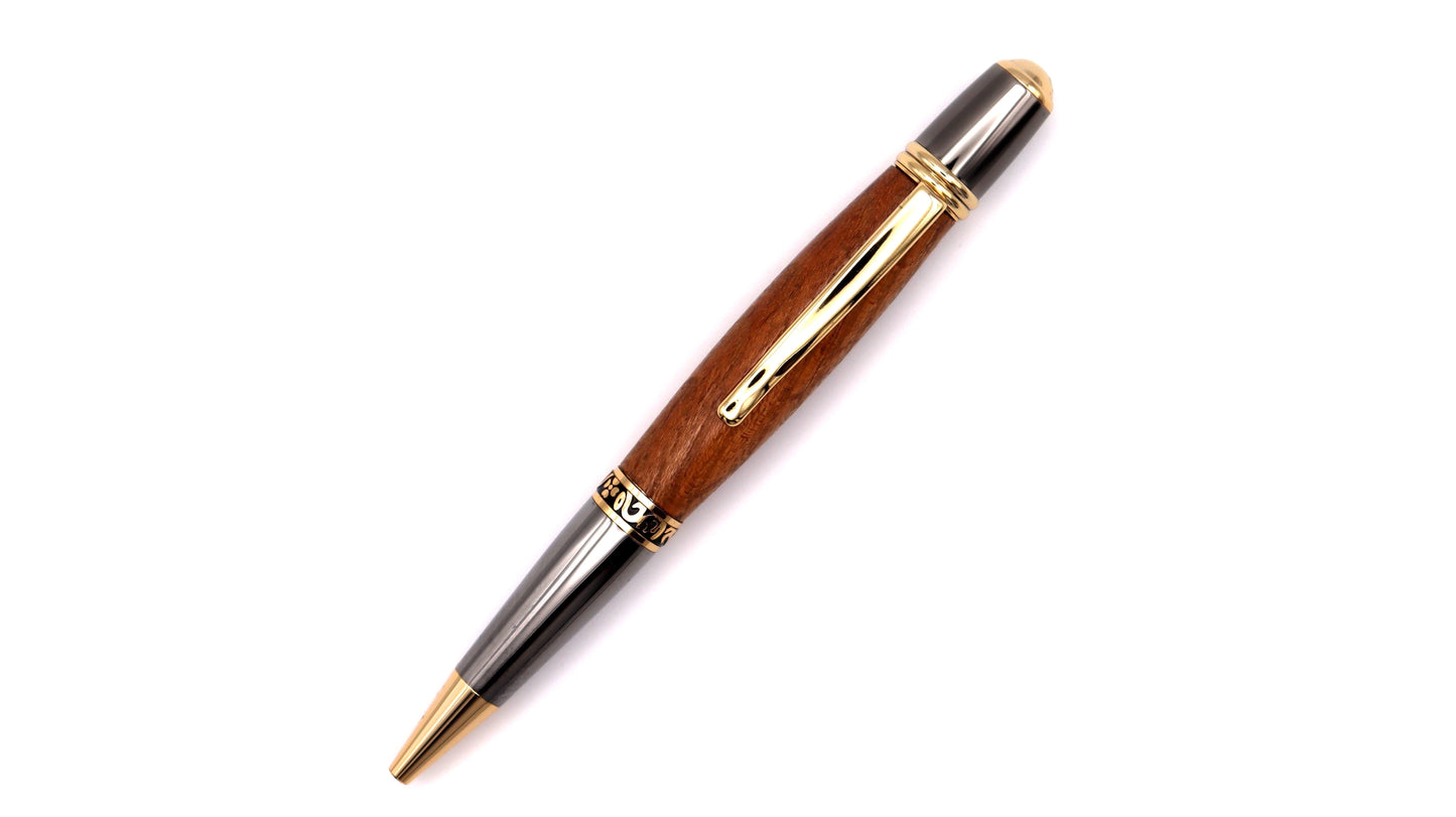 Stalwart ballpoint pen in spalted locust