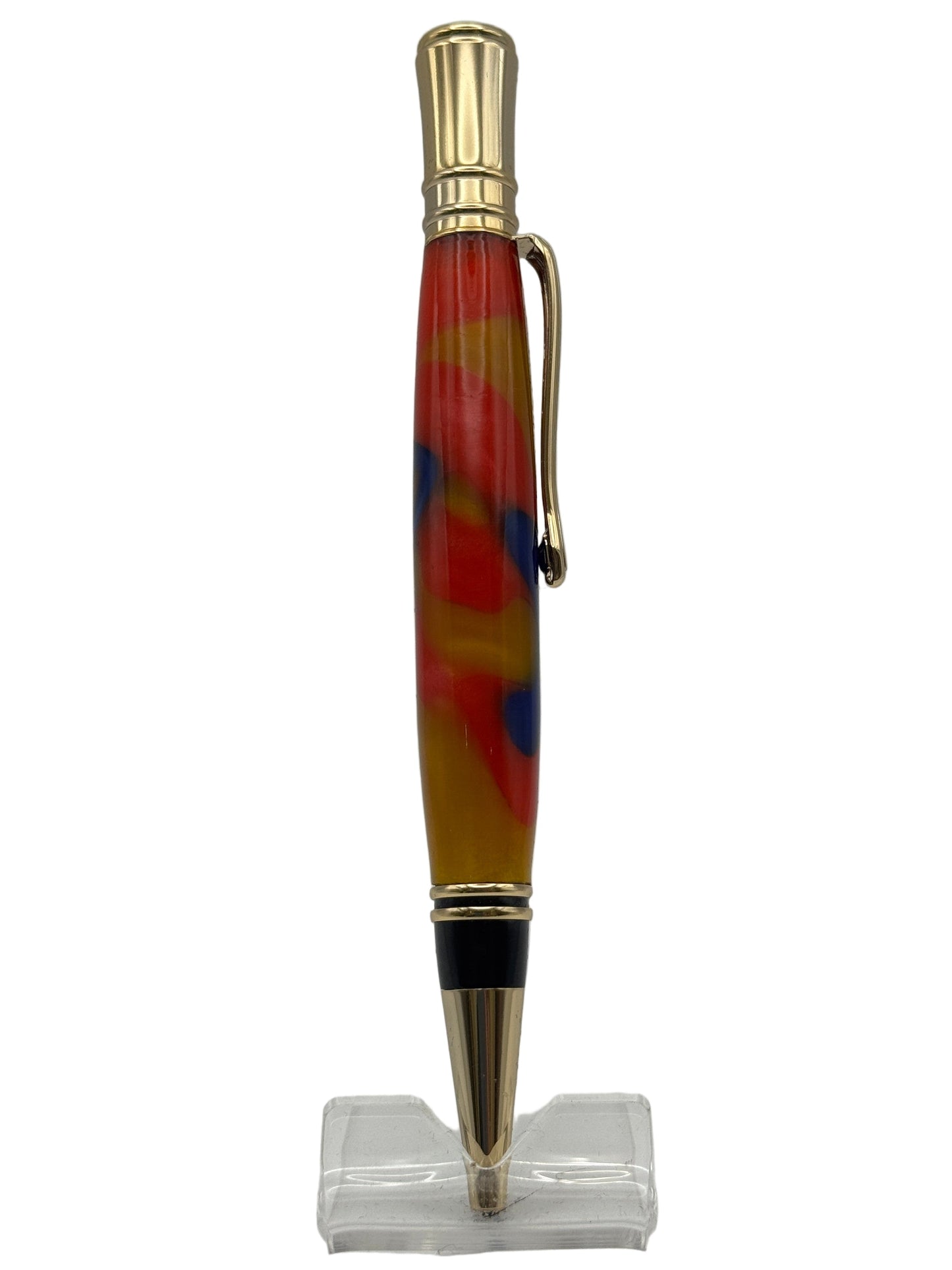 Ballpoint Pen - Apex - Multi-coloured Acrylic