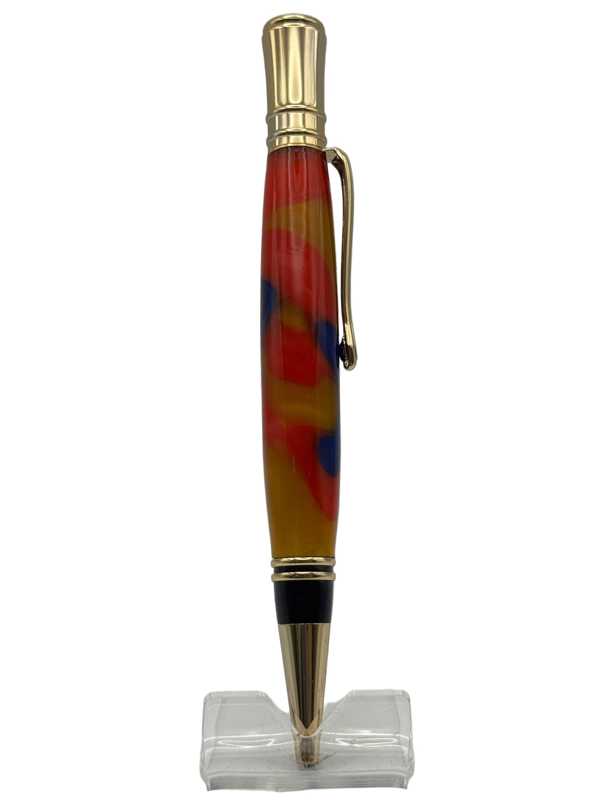 Ballpoint Pen - Apex - Multi-coloured Acrylic