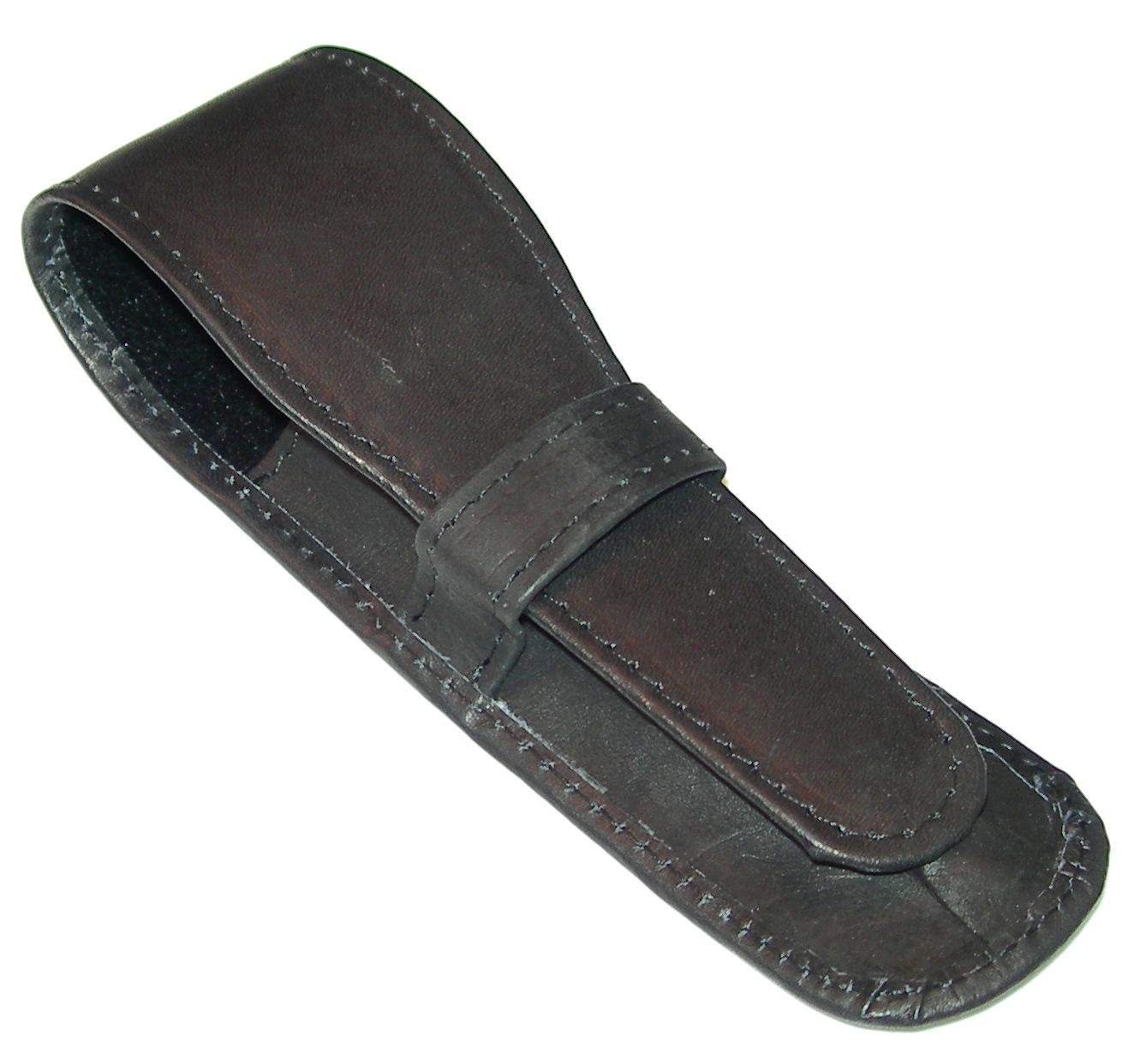 Leather Pouch for Single Pen in Black