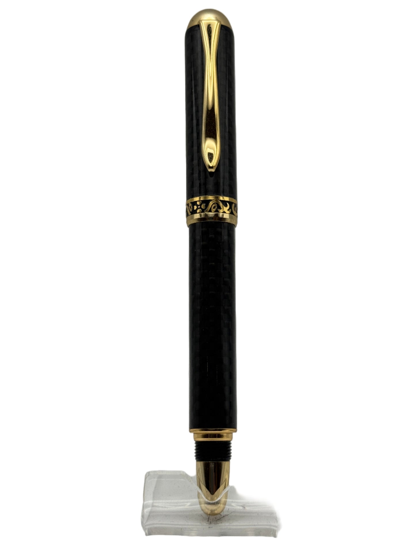 Canyon Fountain Pen & Rollerball Set - Carbon Fibre