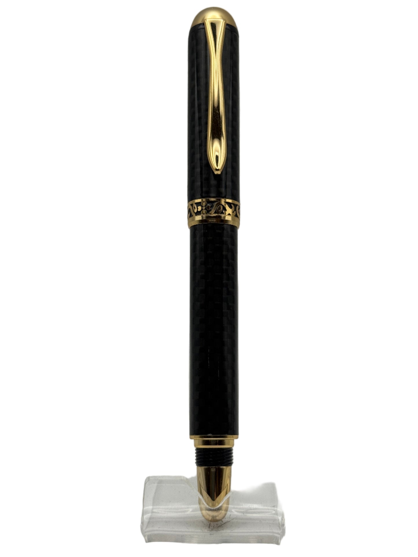 Canyon Fountain Pen & Rollerball Set - Carbon Fibre