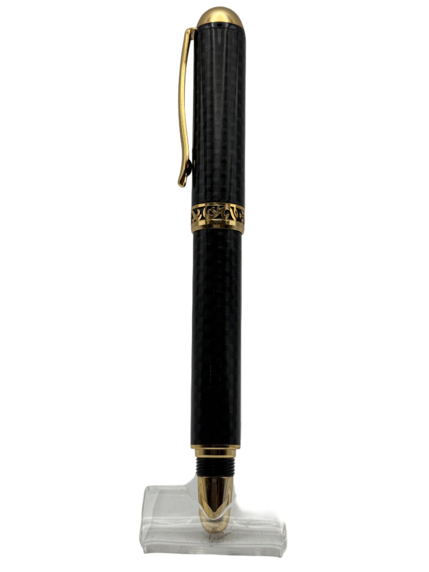 Canyon Fountain Pen & Rollerball Set - Carbon Fibre