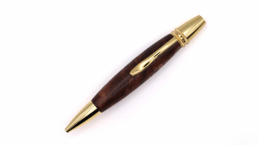 Compass ballpoint pen in kelat burl