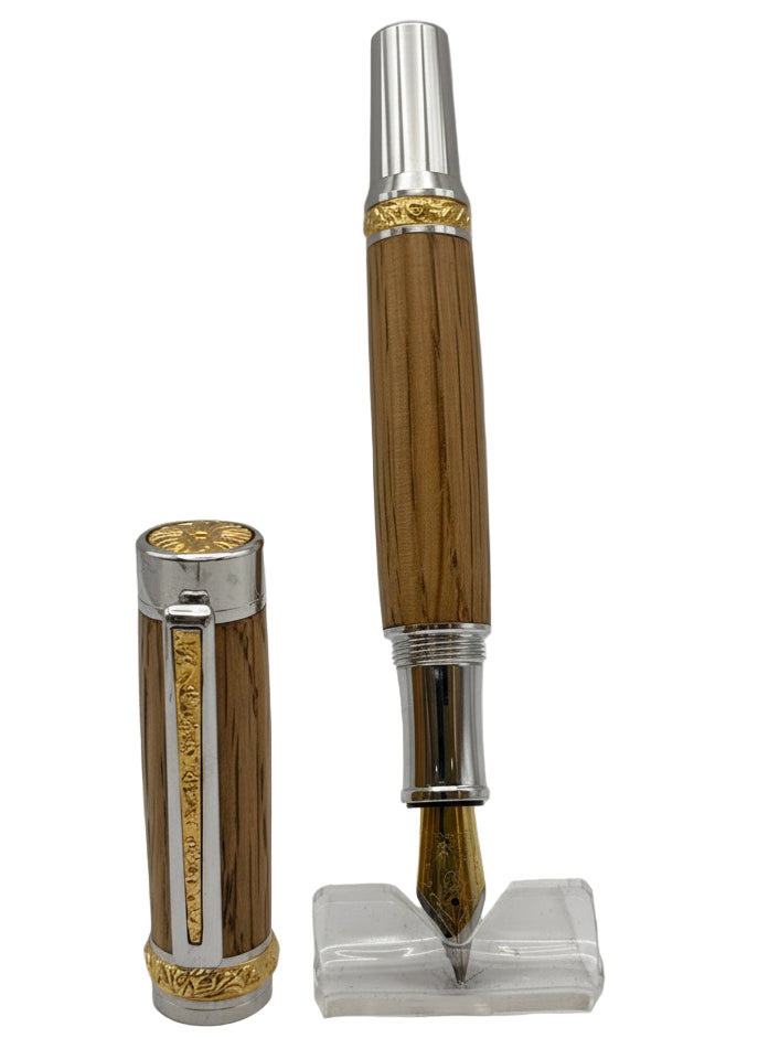 Fountain Pen - Crest - Jack Daniels Oak Barrel