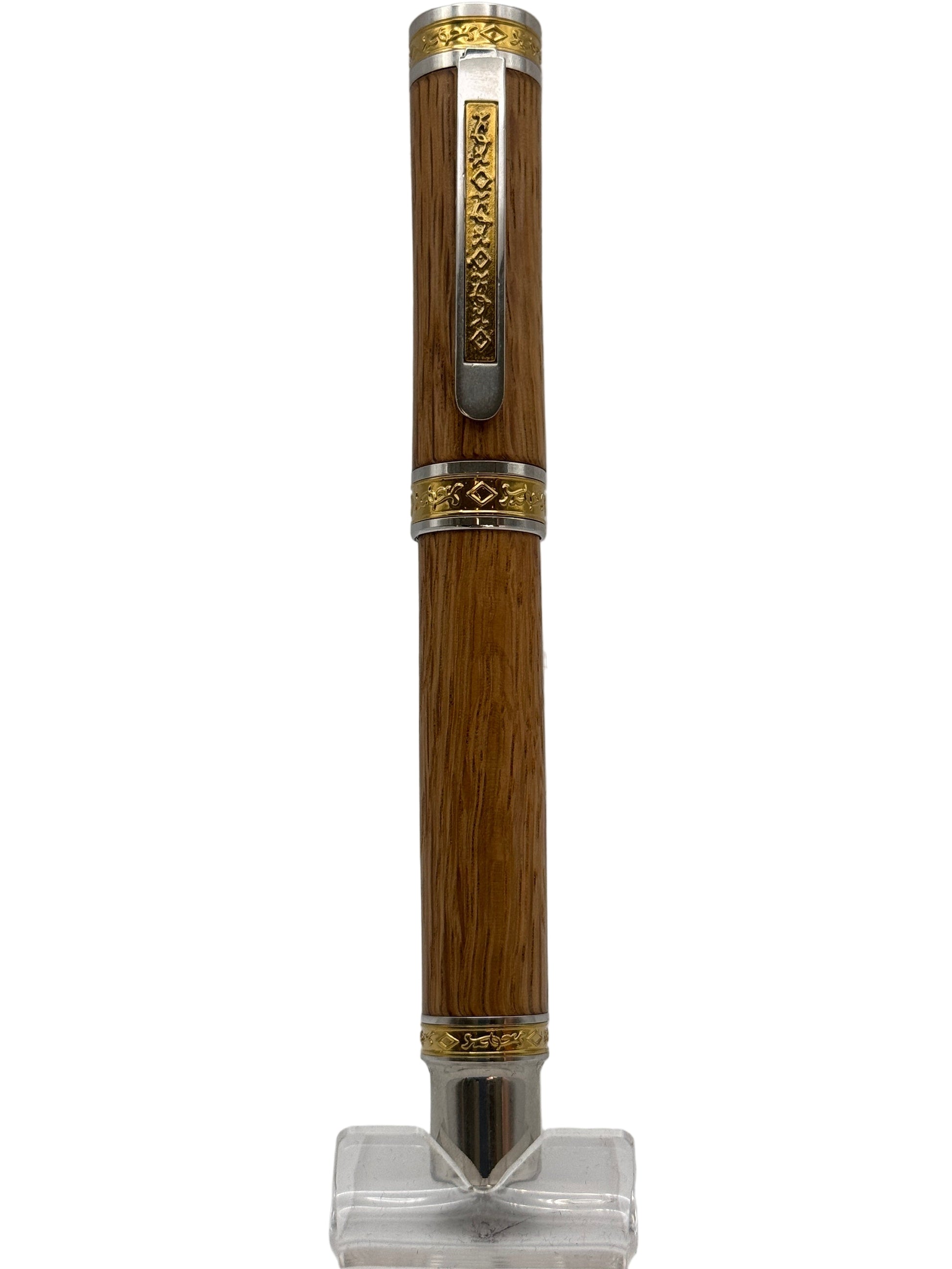 Crest Rollerball Pen - Jack Daniels Oak Barrel - Cambridge Crafter