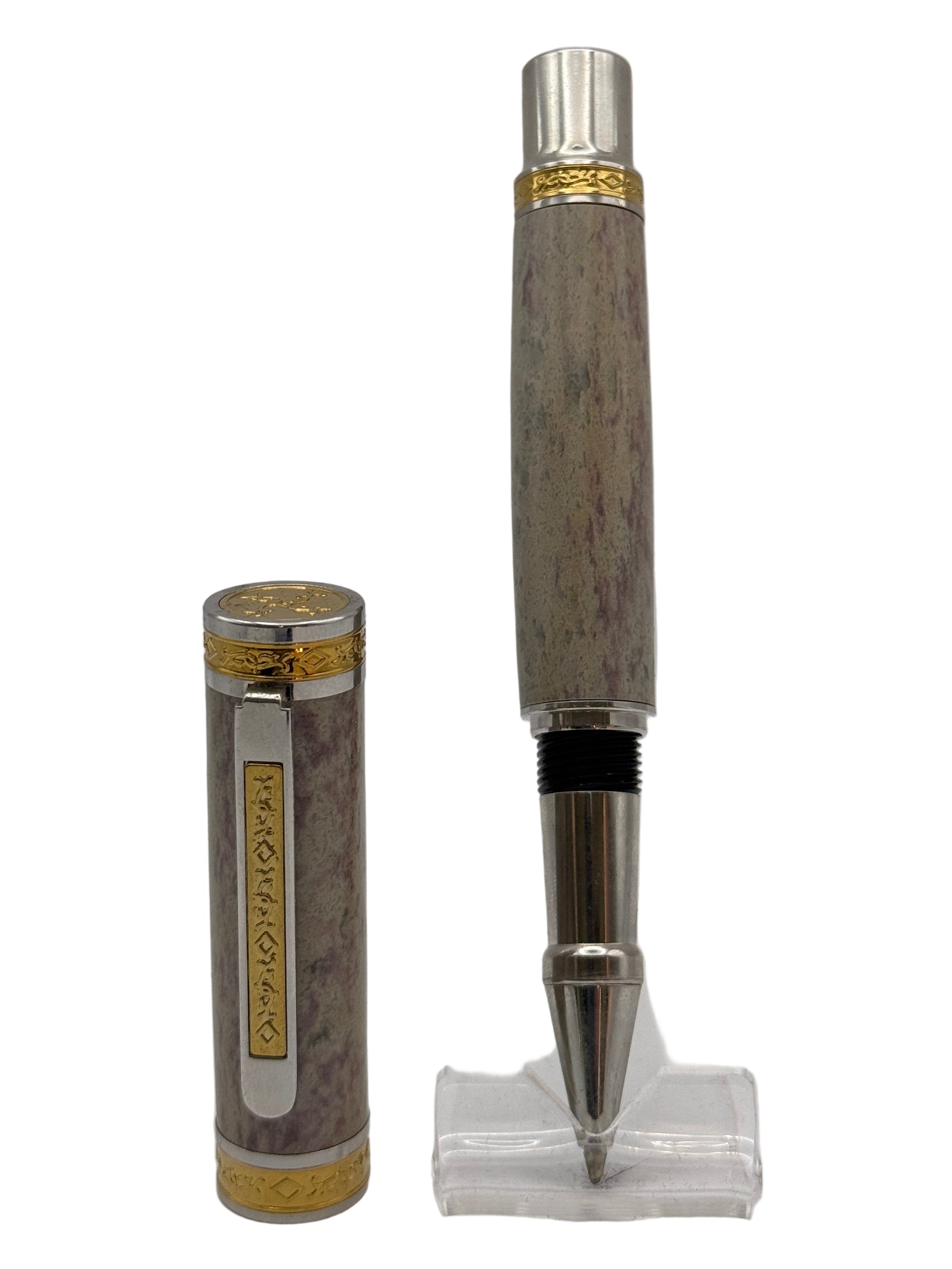 Crest Rollerball Pen - Olive Soap Stone - Cambridge Crafter
