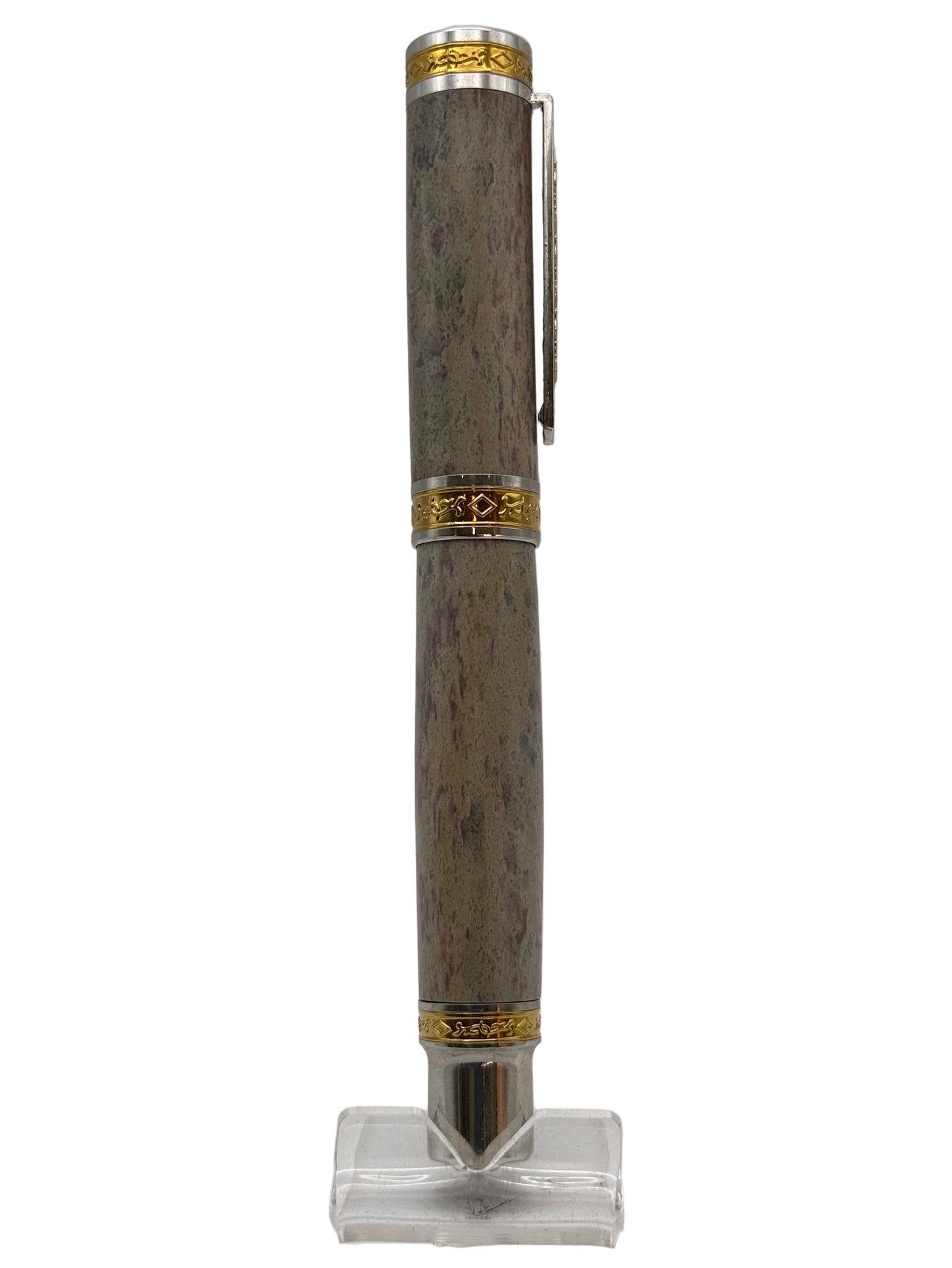 Crest Rollerball Pen - Olive Soap Stone - Cambridge Crafter