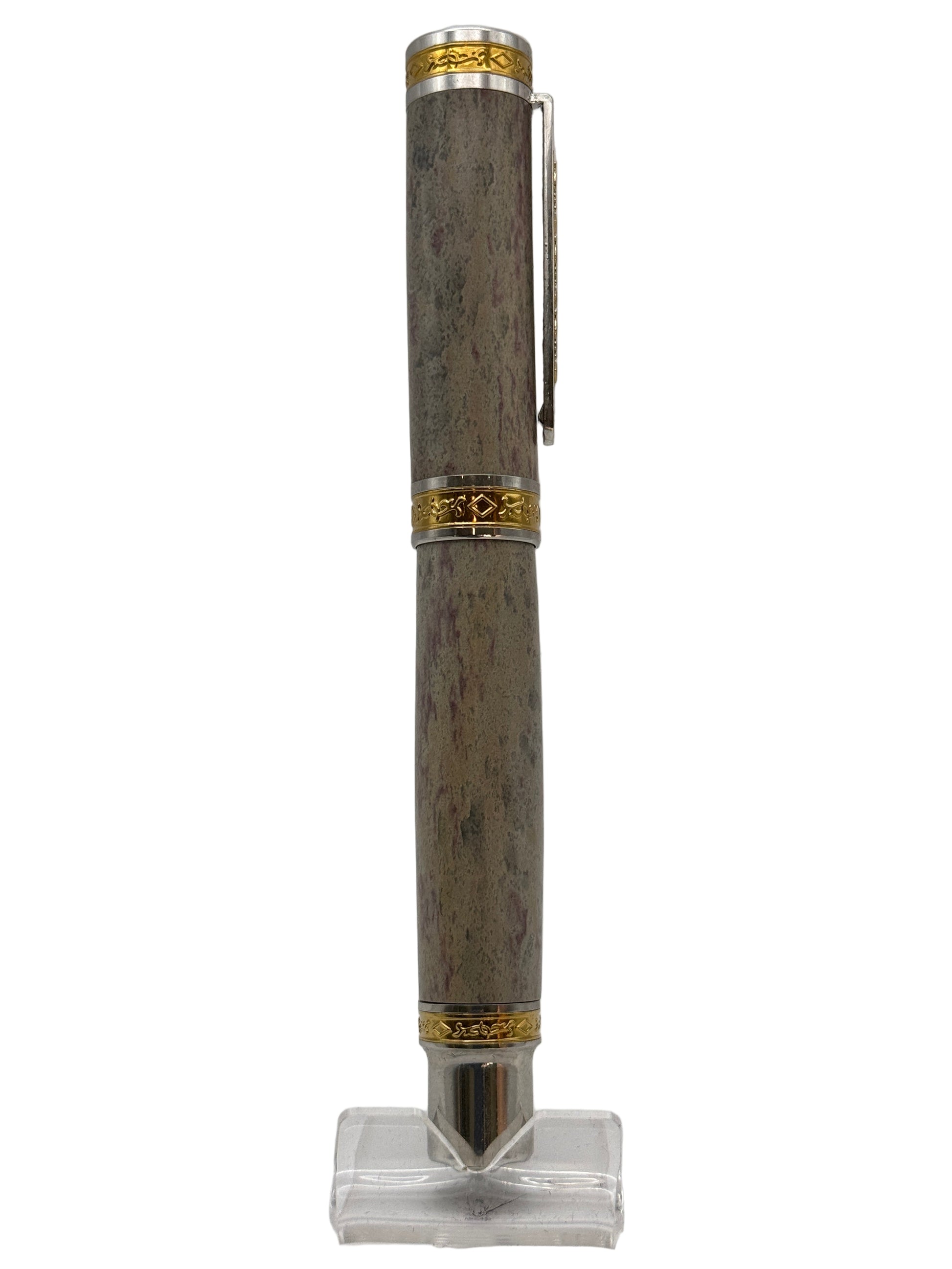 Crest Rollerball Pen - Olive Soap Stone - Cambridge Crafter