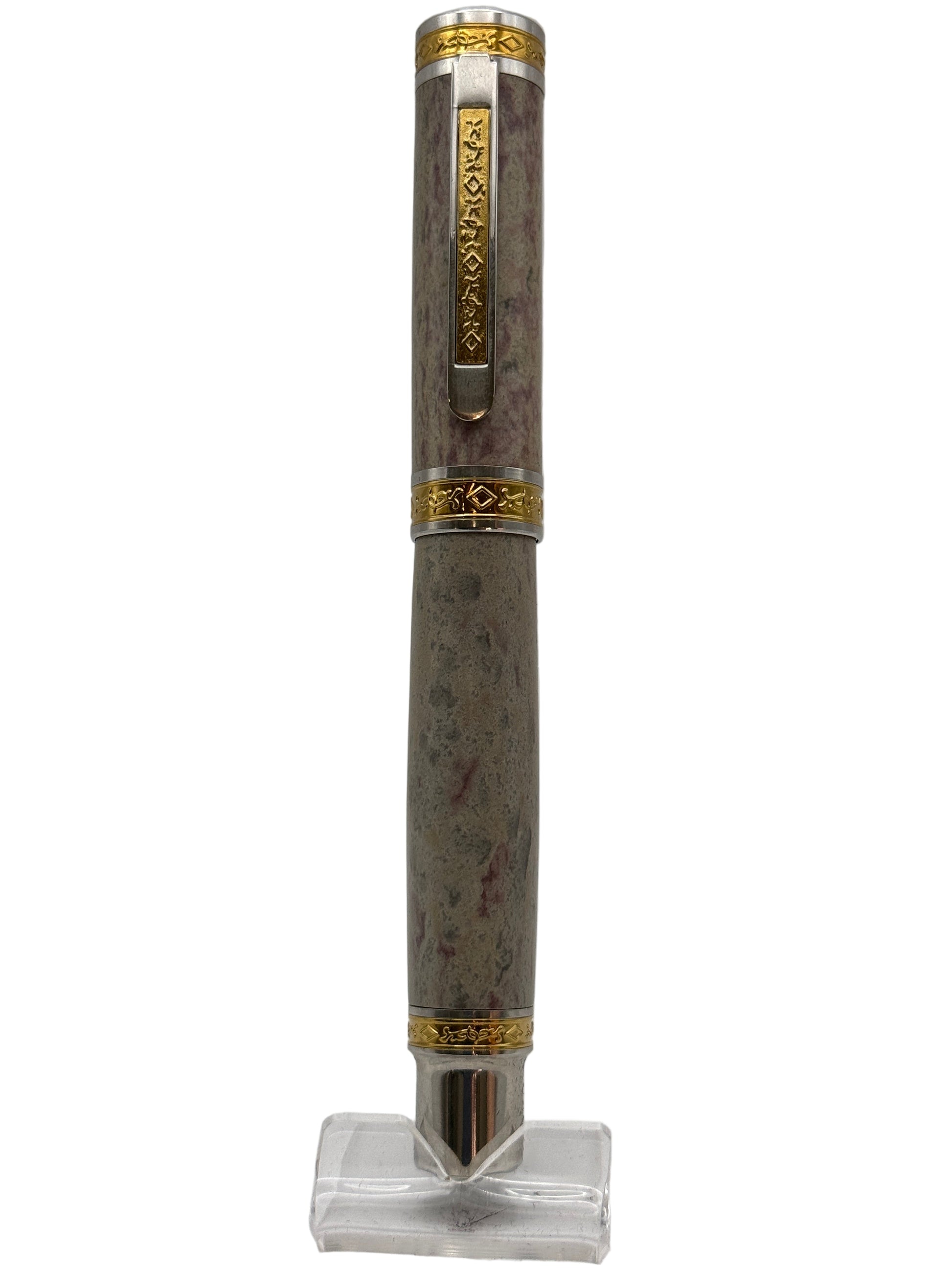 Crest Rollerball Pen - Olive Soap Stone - Cambridge Crafter