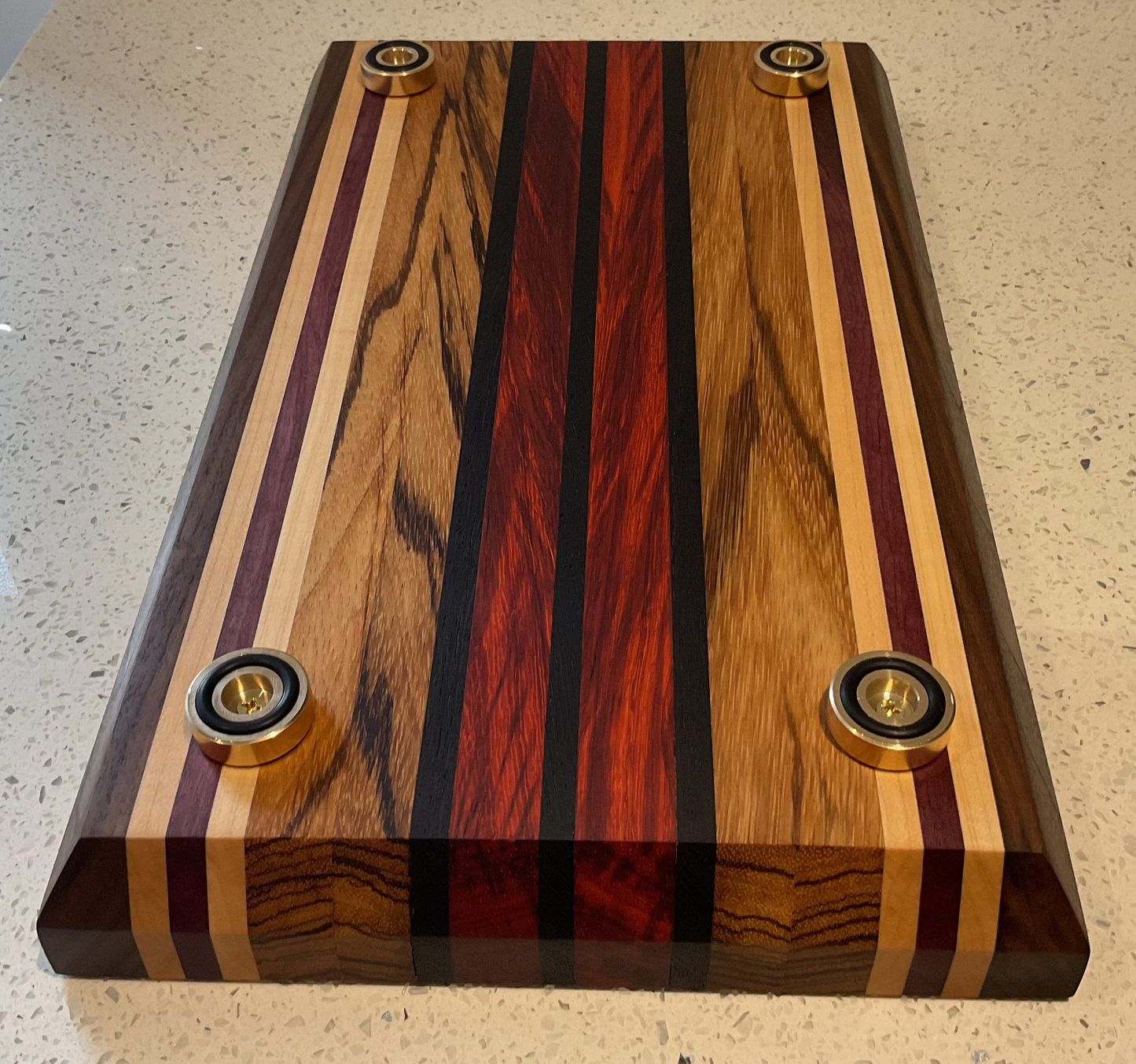 Edge Grain Cutting Board - Exotic