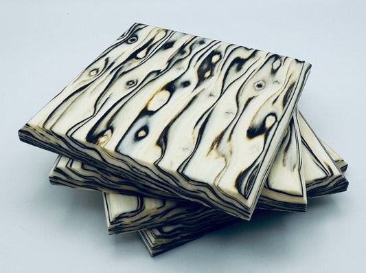 Executive Coasters - Birch Burl