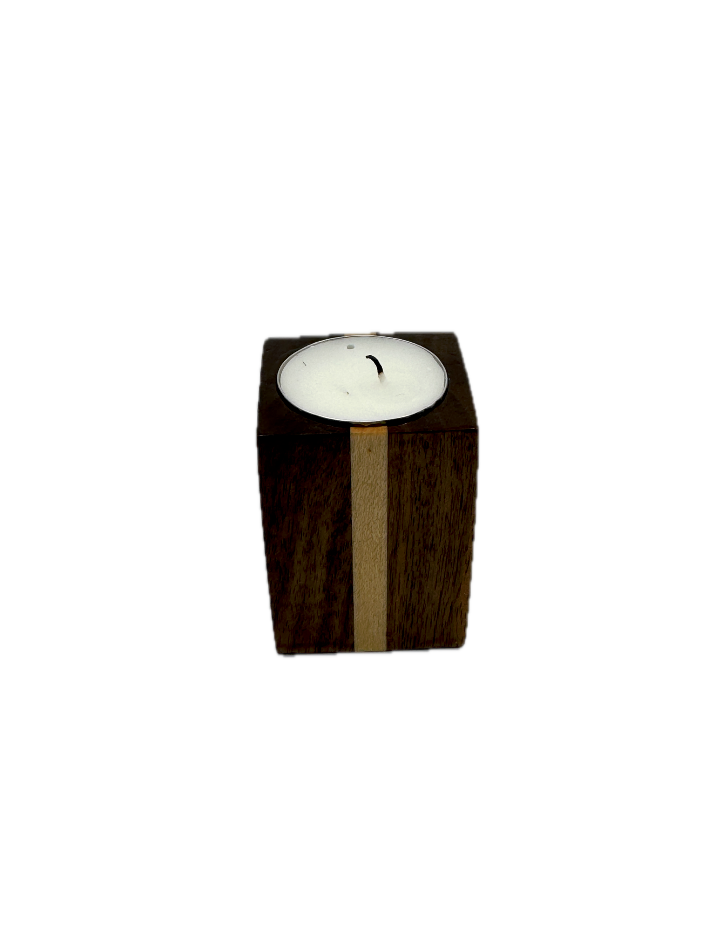 Candle Holder - Walnut & Maple