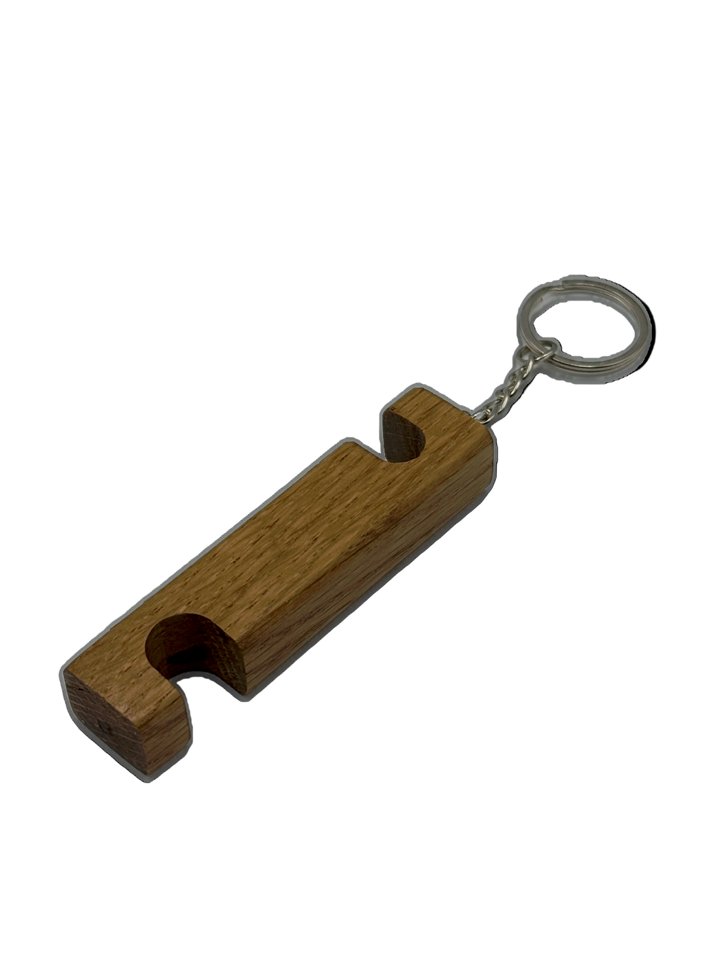 Keyring Phone Holder - Oak