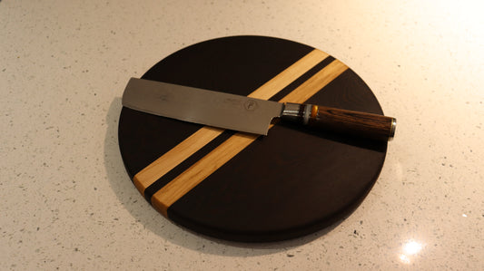 Serving/Cutting Board - Wenge & Maple