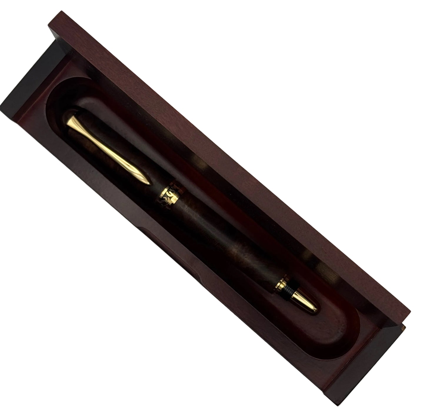 Rosewood Rectangular Case for Large Pen