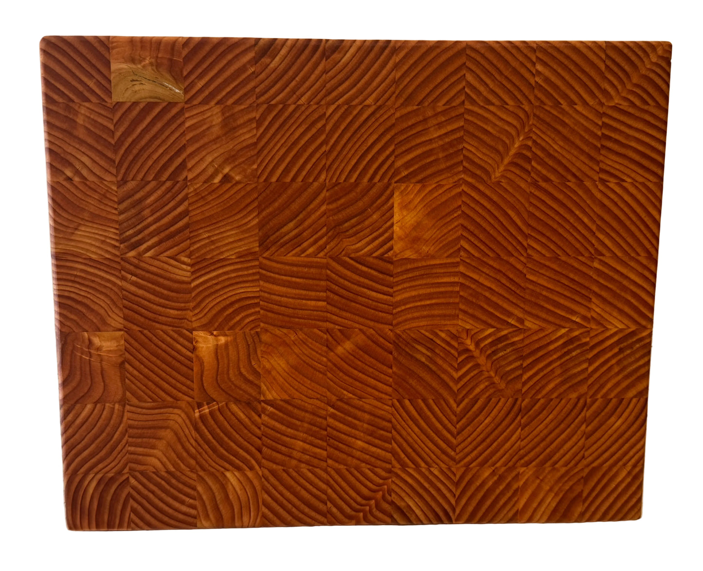 English Larch End Grain Cutting Board