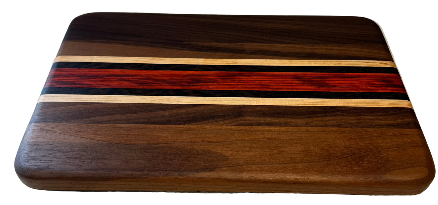 Serving Board - Walnut, Maple, Wenge & Padauk