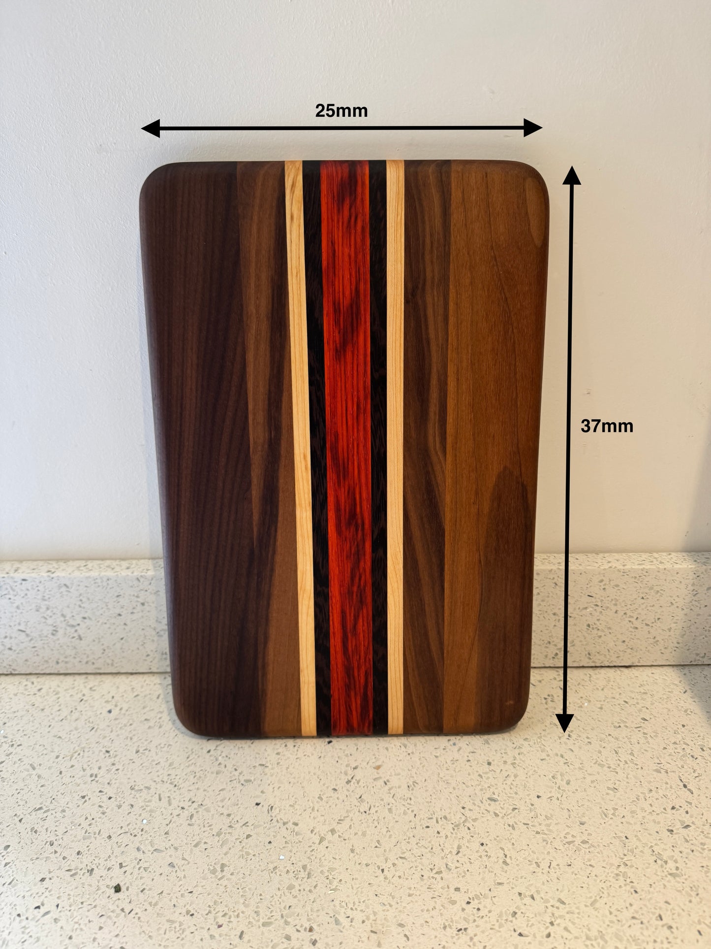 Serving Board - Walnut, Maple, Wenge & Padauk