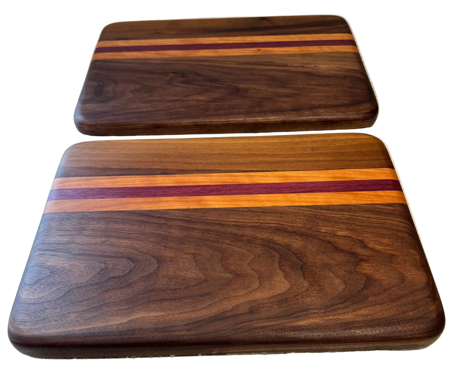Serving Boards - Walnut, Cherry and Purple Heart