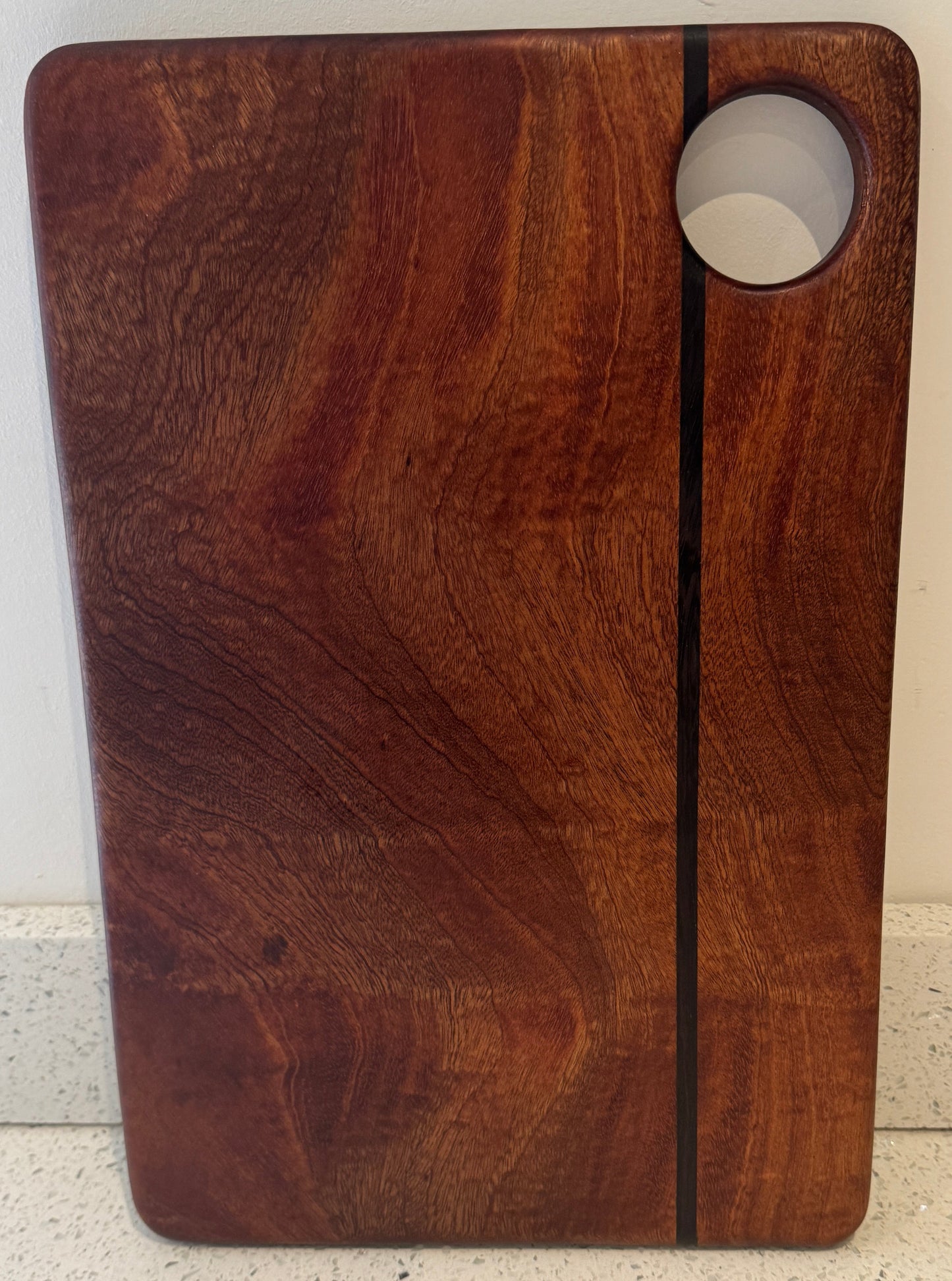 Handcrafted Figured Sapele & Wenge Serving Board/Luxury Charcuterie Tray