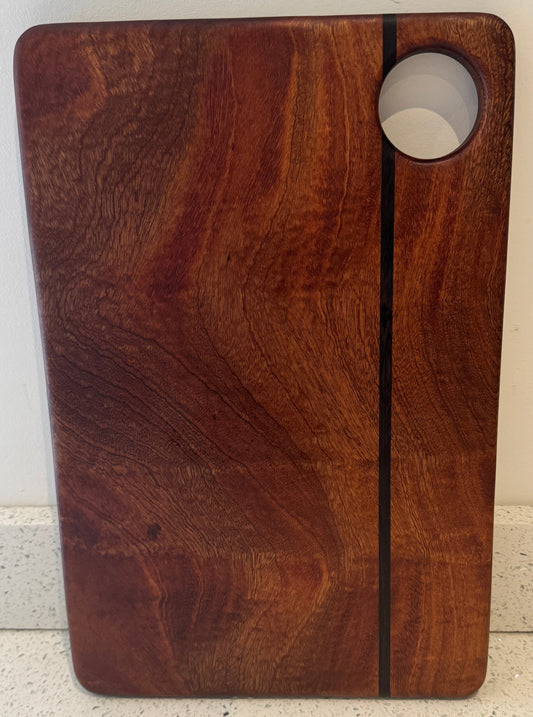 Handcrafted Figured Sapele & Wenge Serving Board/Luxury Charcuterie Tray