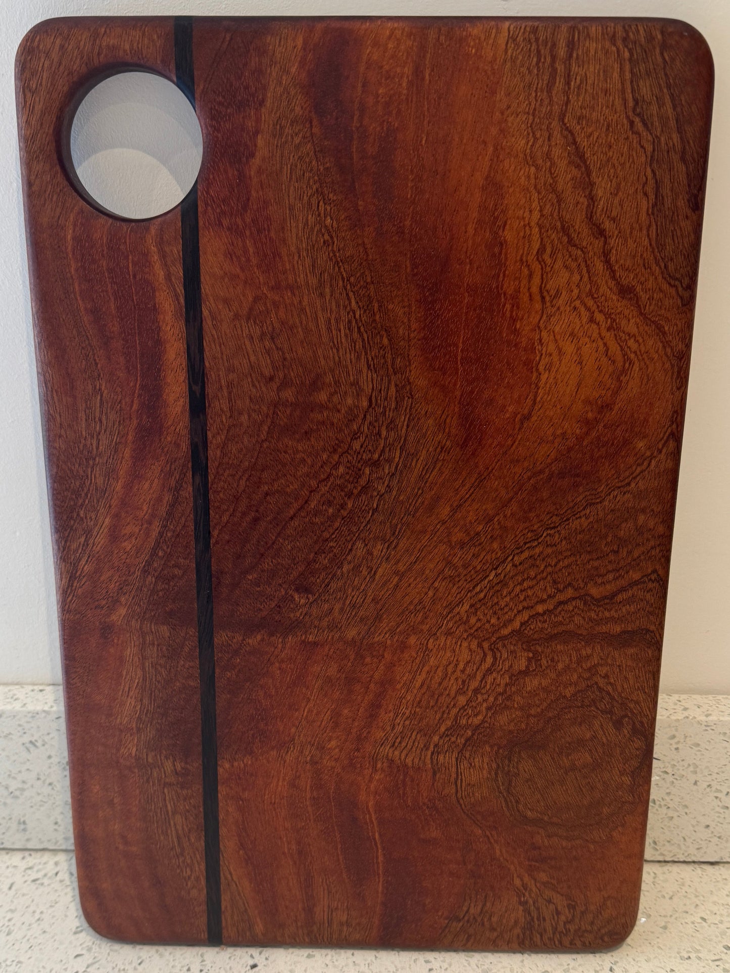 Handcrafted Figured Sapele & Wenge Serving Board/Luxury Charcuterie Tray