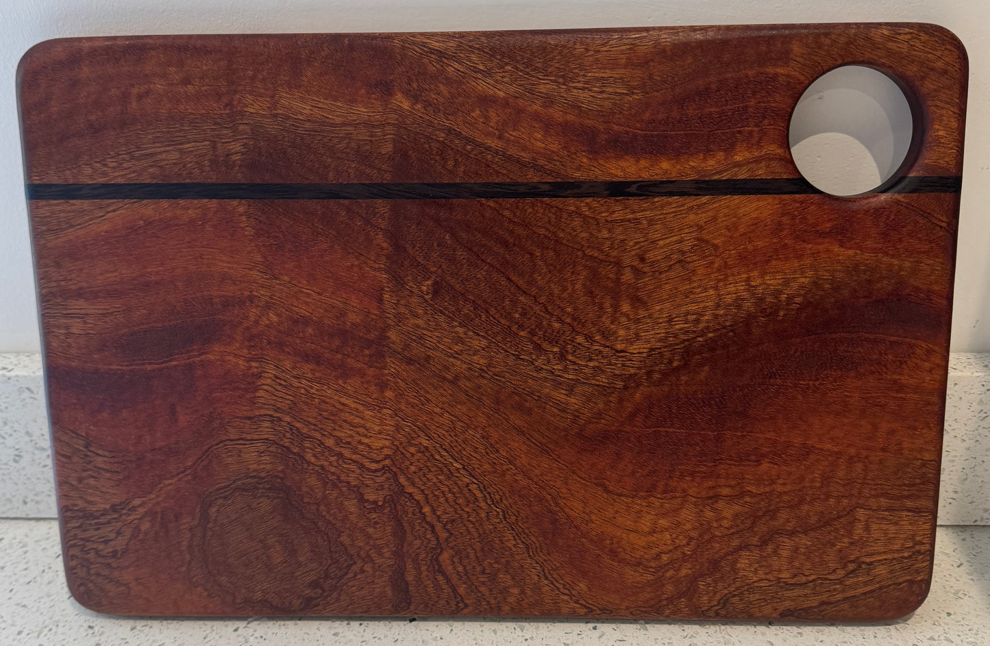 Handcrafted Figured Sapele & Wenge Serving Board/Luxury Charcuterie Tray