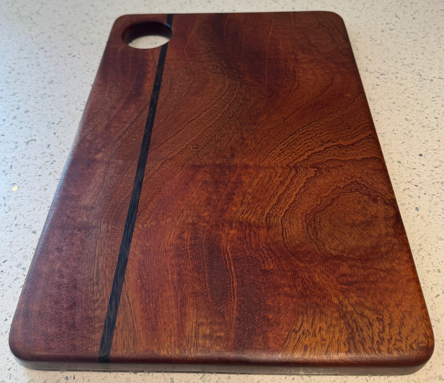 Handcrafted Figured Sapele & Wenge Serving Board/Luxury Charcuterie Tray