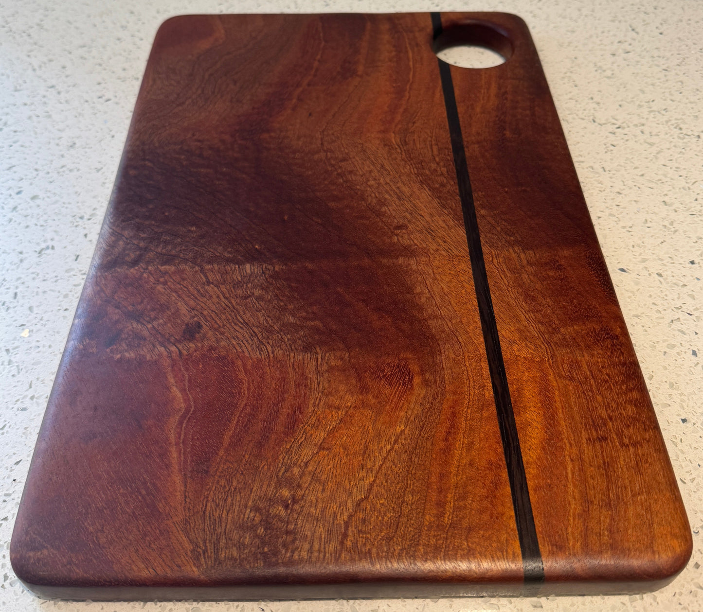 Handcrafted Figured Sapele & Wenge Serving Board/Luxury Charcuterie Tray