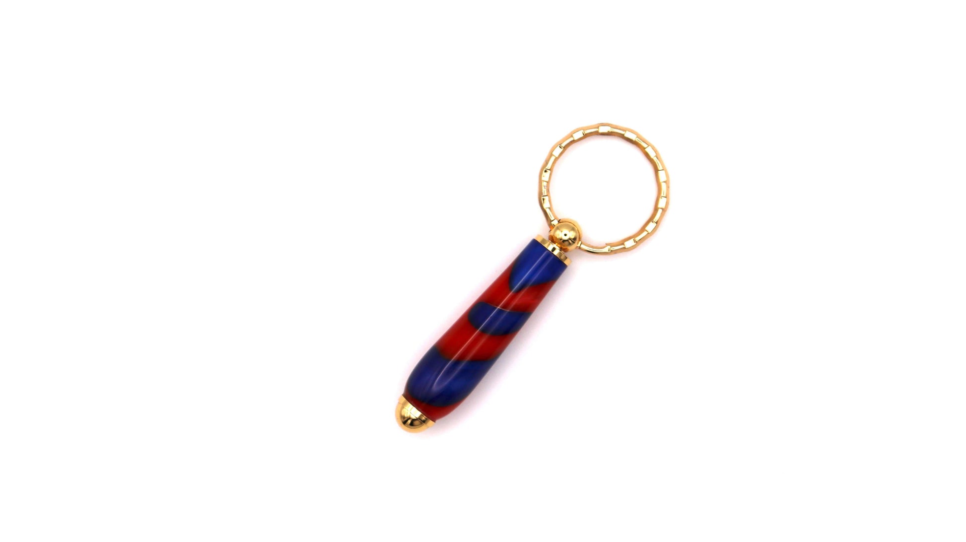 Keyring - Blue Red Acrylic