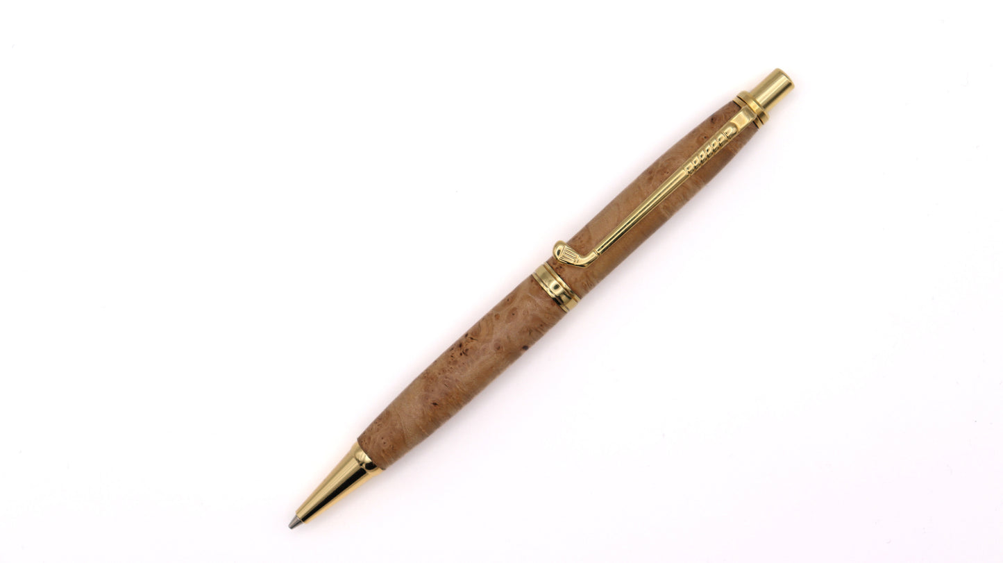 Lance Pen & Pencil Set - Yellow Box Burl