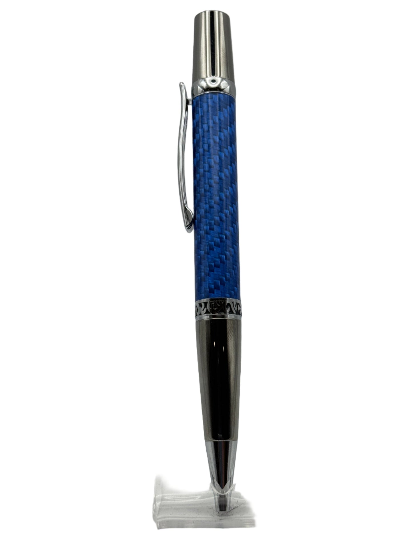 Ballpoint Pen - Majestic - Blue Carbon Fibre