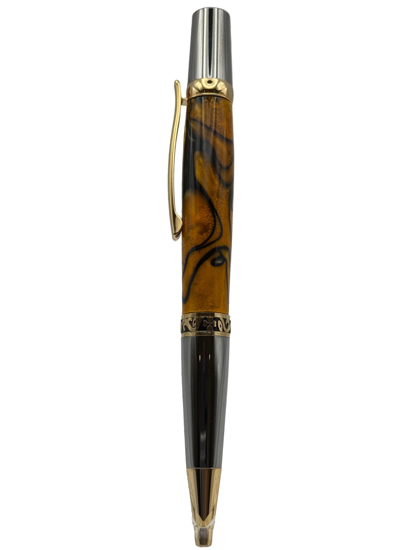 Majestic Ballpoint Pen - Coloured Acrylic - Cambridge Crafter