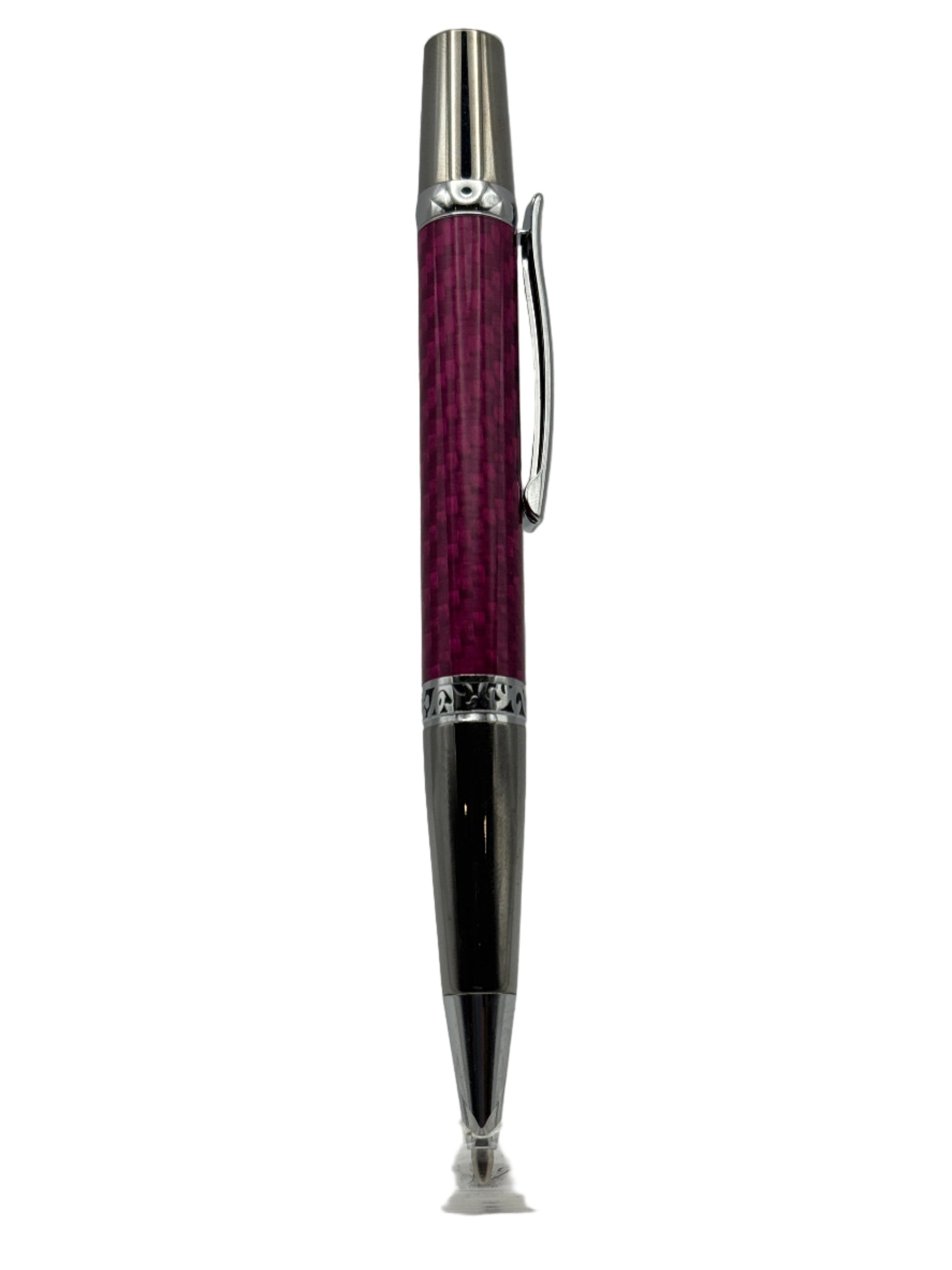 Majestic Pen & Pencil Set - Majestic - Red Carbon Fibre